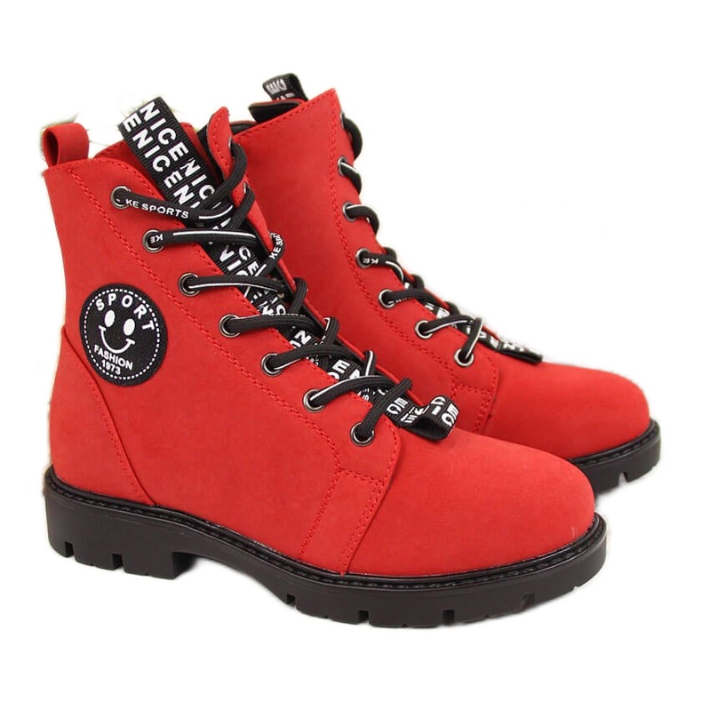Red Vinceza warmer girls' workers