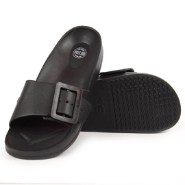 Women's black foam beach slippers Big Star FF274A389