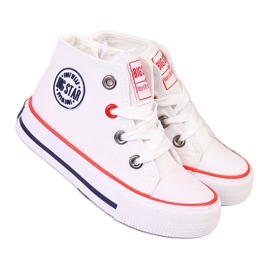 Children's white zip-up sneakers Big Star HH374083