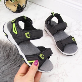 Children's sports sandals with velcro black NEWS Children's sports sandals with velcro black NEWS