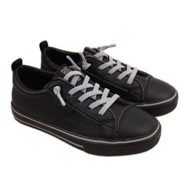 Children's low-top eco leather black Big Star HH374038