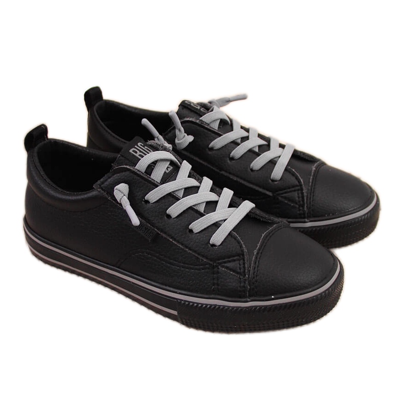 Children's low-top eco leather black Big Star HH374038