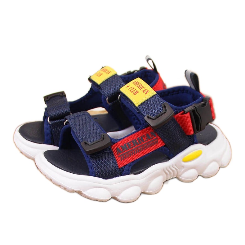 American Club navy blue velcro sandals for boys American Club navy blue velcro sandals for boys
