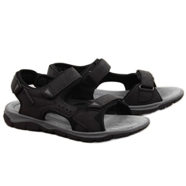 Black American Club men's sports sandals with velcro Black American Club men's sports sandals with velcro