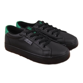 Children's sneakers low eco leather black Big Star DD374147