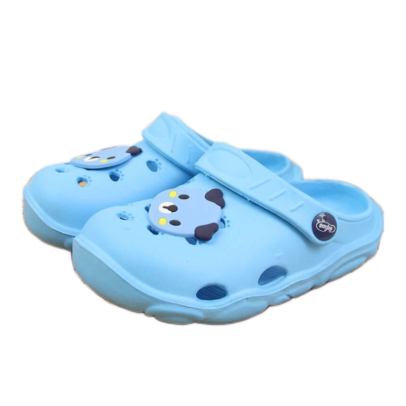 Children's foam slippers to the beach, blue Befado Children's foam slippers to the beach, blue Befado