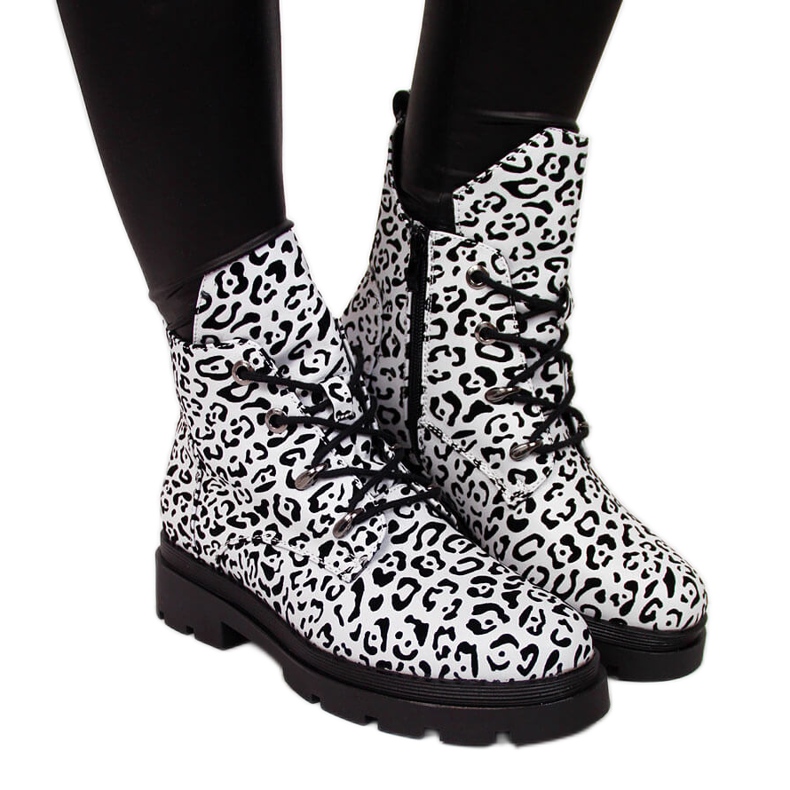 White Filippo insulated women's boots