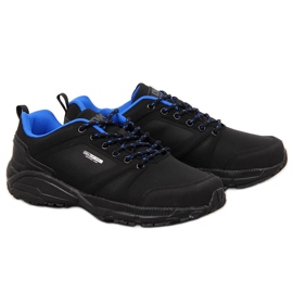 Black and blue DK waterproof trekking sports shoes Black and blue DK waterproof trekking sports shoes