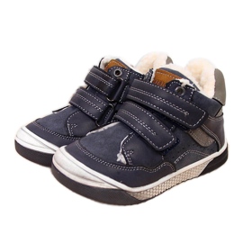 Boys winter boots with velcro navy blue American Club Boys winter boots with velcro navy blue American Club