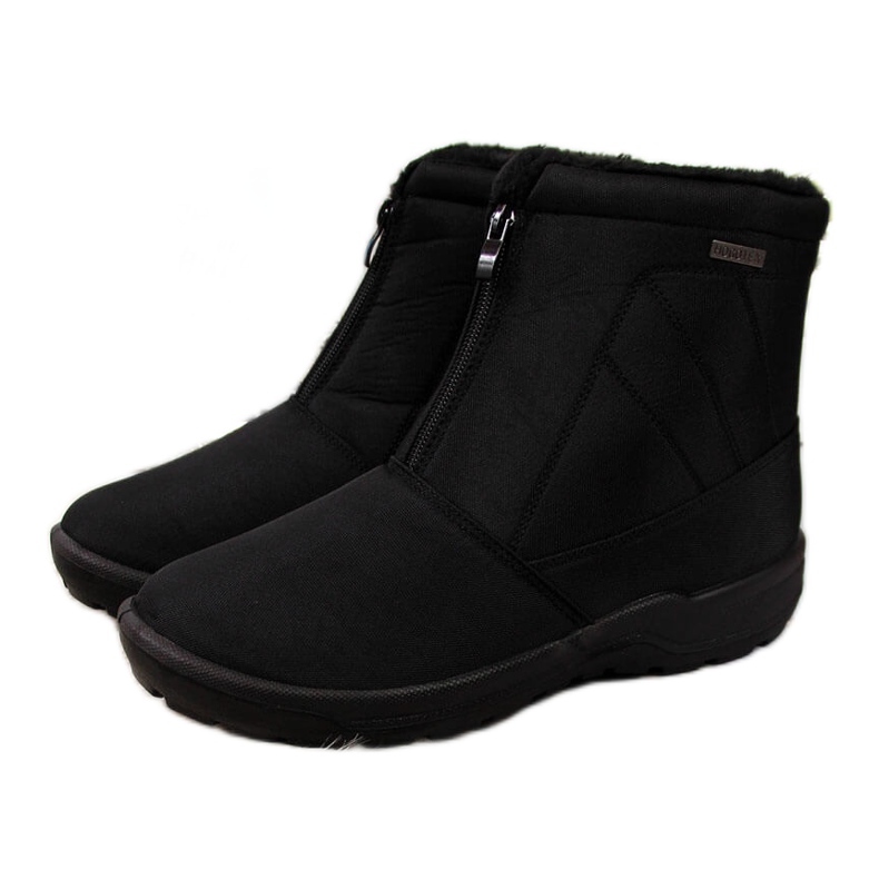 Women's waterproof insulated snow boots black Galop