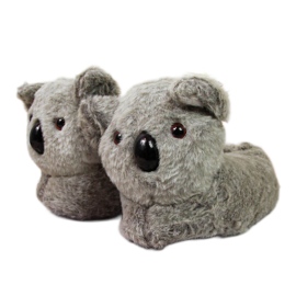 Baby slippers domestic koala pets grey