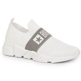 Slip on white sports shoes Big Star JJ274297 Slip on white sports shoes Big Star JJ274297