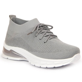Women's sports shoes gray socks Potocki grey