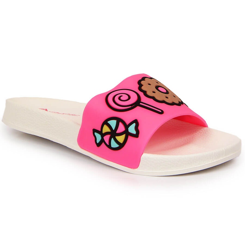 Atletico pink girls' pool slippers
