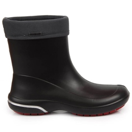 Black Nordman insulated galoshes with a sock