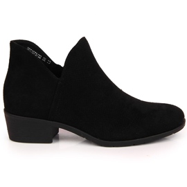 Black Filippo women's boots on a block Black Filippo women's boots on a block