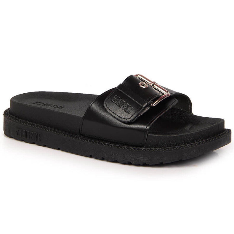 Black Women's black slippers Big Star JJ274A307 Black Women's black slippers Big Star JJ274A307