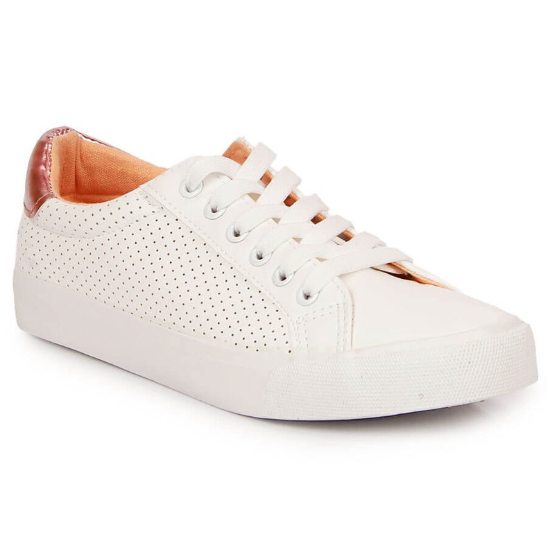 White McKeylor eco leather women's sneakers