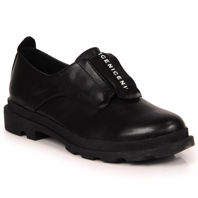 S.Barski Black women's slip-on shoes by S. Barski