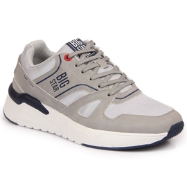 Gray Men's casual sports shoes Big Star JJ174276 grey Gray Men's casual sports shoes Big Star JJ174276 grey