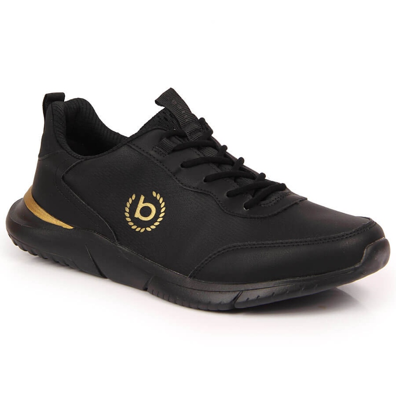 Black Bugatti men's casual sports shoes Black Bugatti men's casual sports shoes