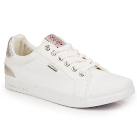 Cross Jeans JJ2R4038C white textile sneakers