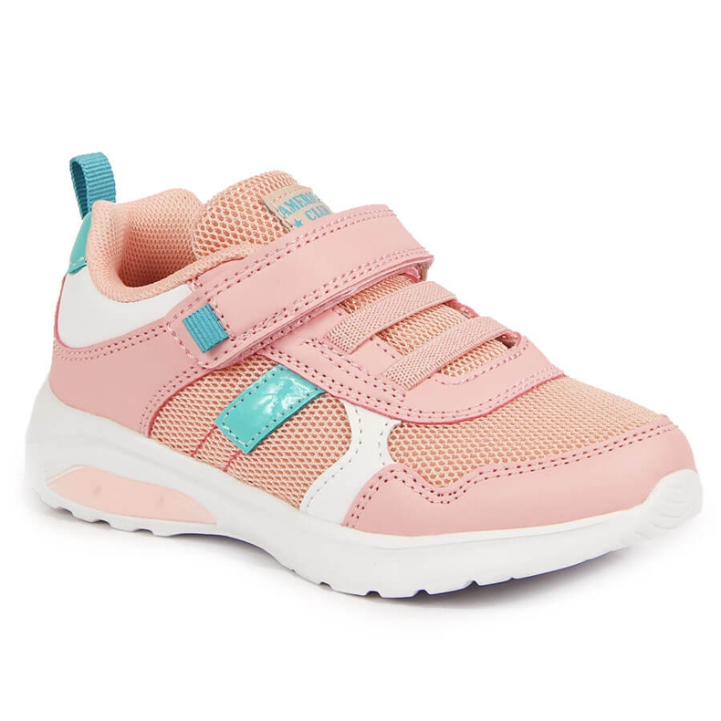 Pink American Club girls' sports shoes with velcro Pink American Club girls' sports shoes with velcro
