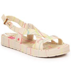 Women's rubber sandals with fragrant Zaxy HH285264 beige