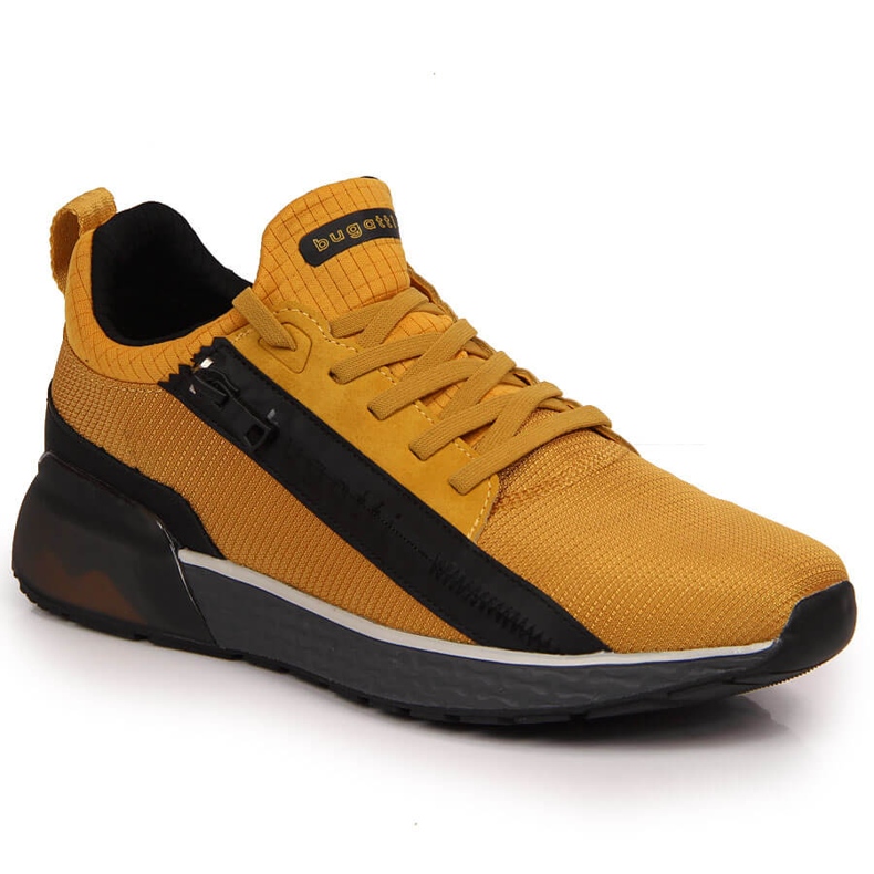 Yellow Bugatti JJ153072 men's sports shoes