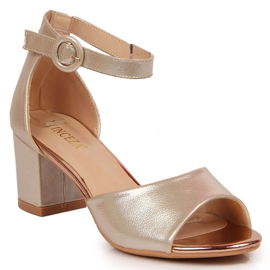Golden Vinceza women's sandals on the post