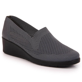 Gray Sabatina women's textile slip-on shoes grey