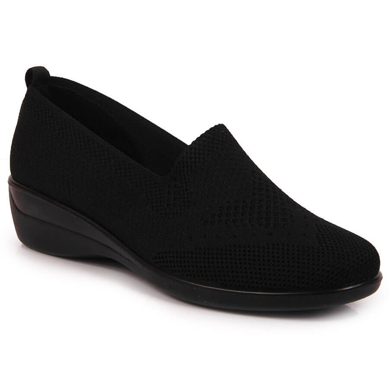 Comfortable women's shoes, black Sabatina