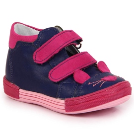 Girls' shoes with velcro navy blue Kornecki 6776 Girls' shoes with velcro navy blue Kornecki 6776