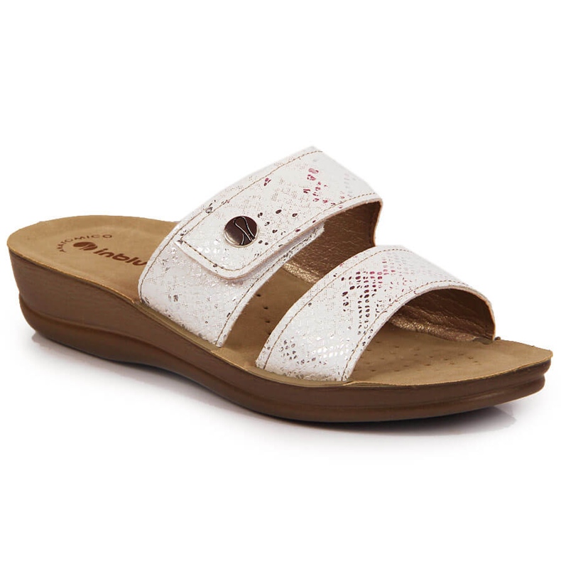 White Inblu Velcro women's slippers White Inblu Velcro women's slippers