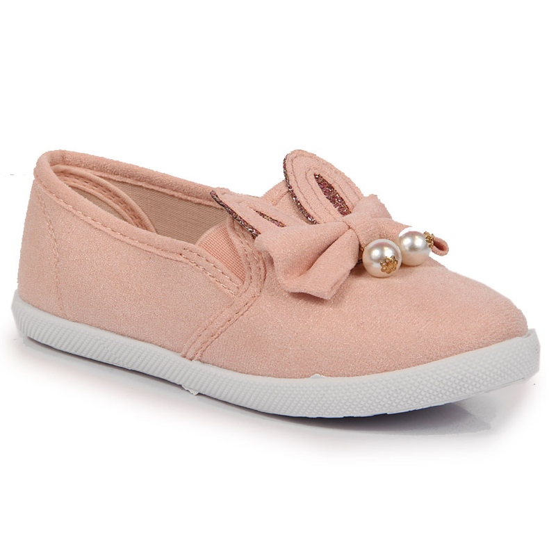 Girls' sneakers with ears pink NEWS