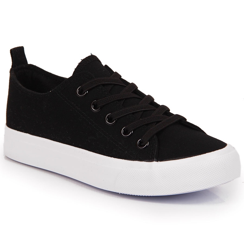 Atletico black textile sneakers Atletico black textile sneakers