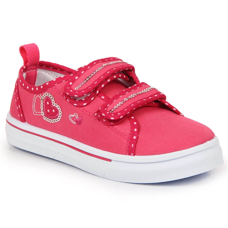 Pink Atletico girls' sneakers with velcro Pink Atletico girls' sneakers with velcro
