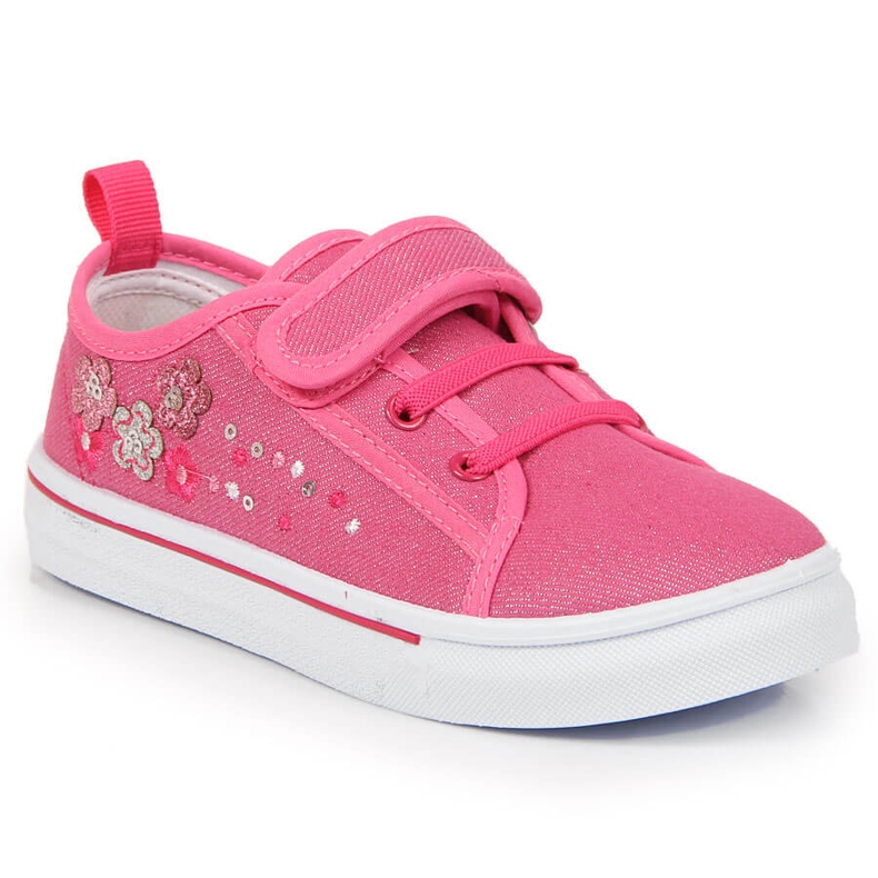 Pink Atletico girls' sneakers with velcro Pink Atletico girls' sneakers with velcro