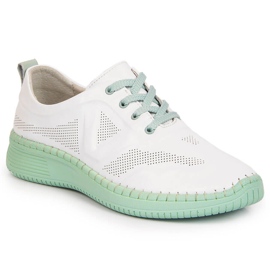 White Artiker leather women's sports shoes White Artiker leather women's sports shoes