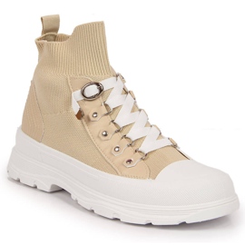 High-top sneakers for women beige Atletico High-top sneakers for women beige Atletico
