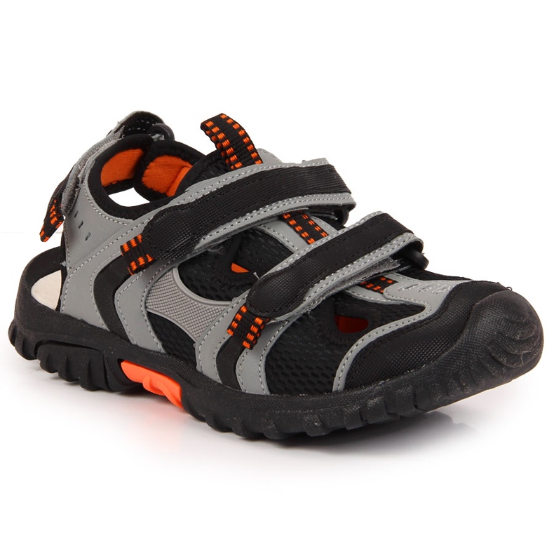 American Club gray sandals for boys grey