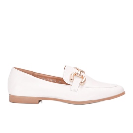 Arline women's white loafers