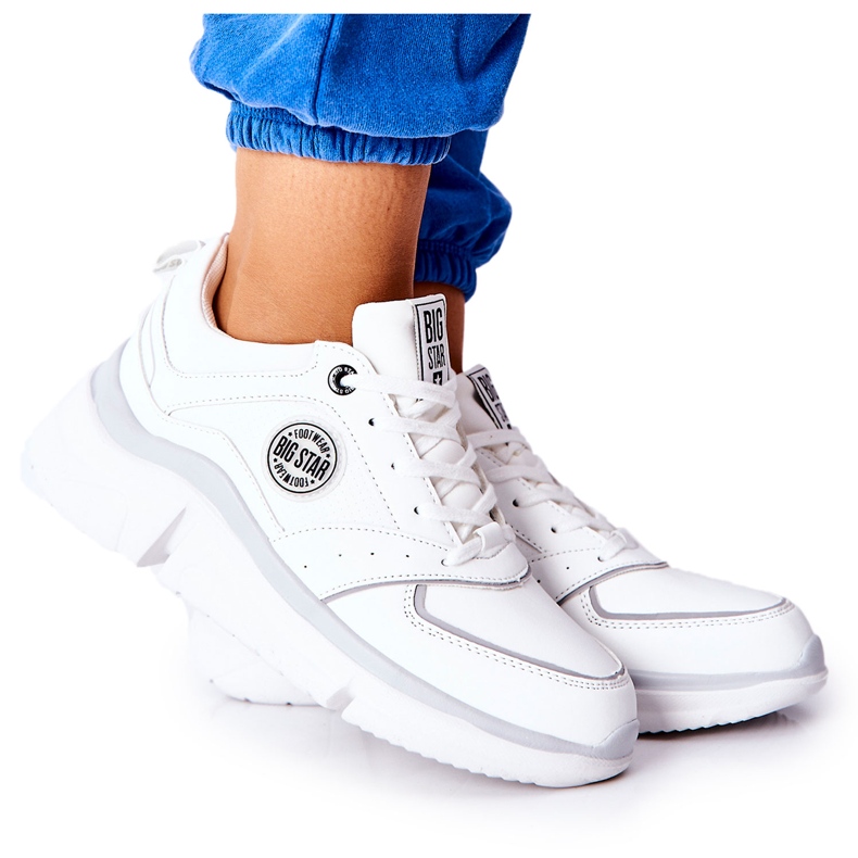 Sports Shoes On the Big Star II274314 Platform White