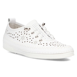 Leather shoes Filippo DP2135 / 21 Wh white
