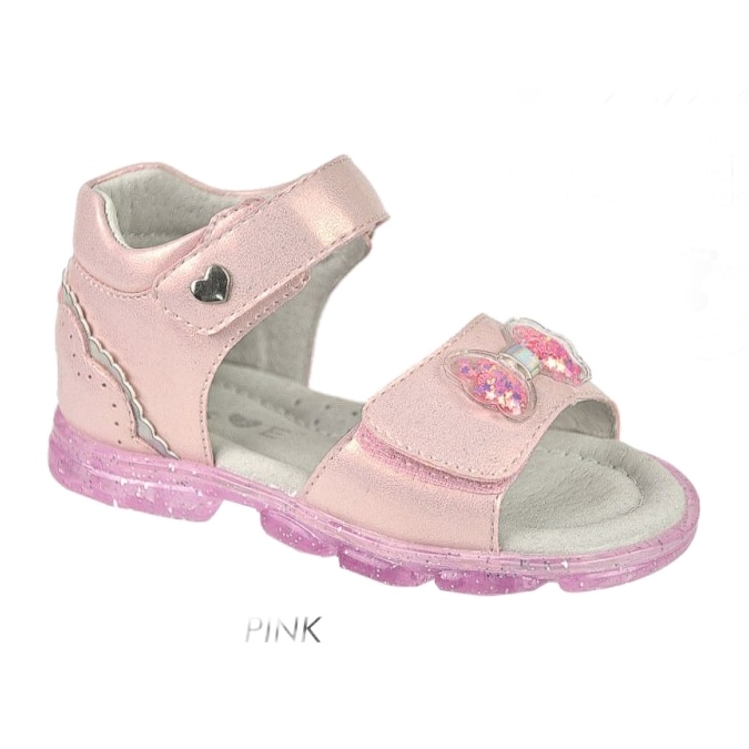 Evento Girls' sandals with Miss 22DZ23-4780 bows pink