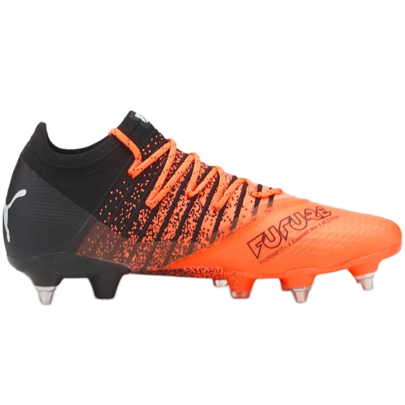 Football boots Puma Future Z 1.3 MxSG M 106750 01 orange oranges and reds