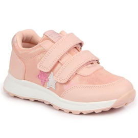 Pink Jr American Club Velcro sports shoes