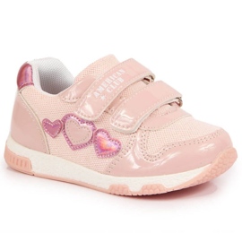 Pink Jr American Club Velcro sports shoes