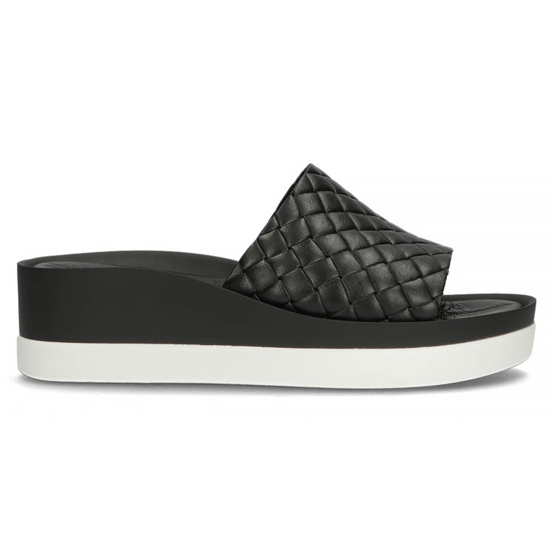 Leather slippers Filippo 40245 black