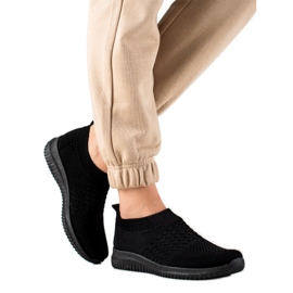 W. Potocki Potocki Slip-On Sports Shoes black